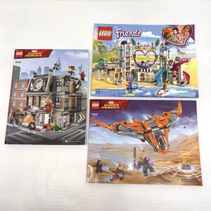 Lego Marvel Super Heroes 76107-76108 & Friends 41347 Instr. Manuals (3 total)